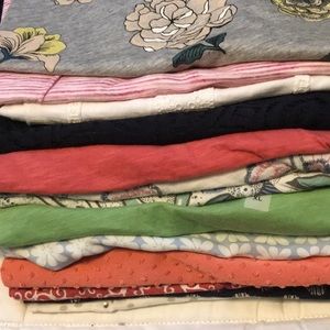 Bundle of 13 Loft short sleeve tops